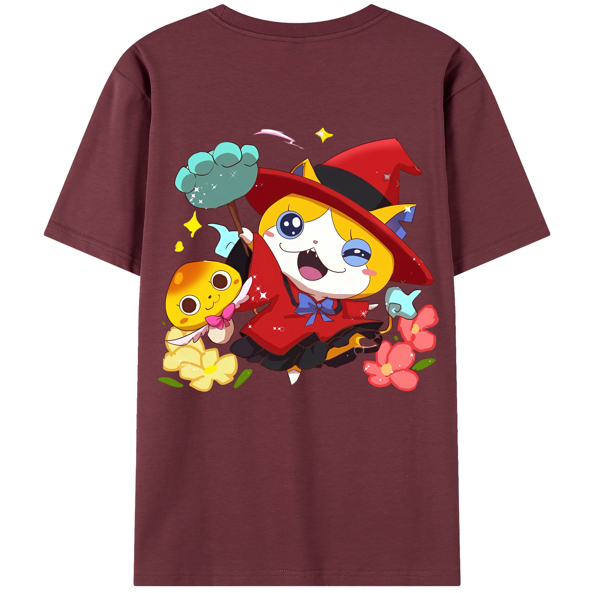 （画像用） 妖怪ウォッチ Yo-kai Watch 綿100％半袖Tシャツ（背面プリント）